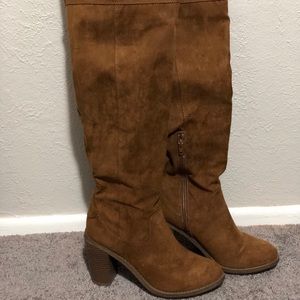 Knee High Suede Boots